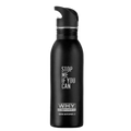 WHY Sport Borraccia Acciaio Nera 500 ml - confezione